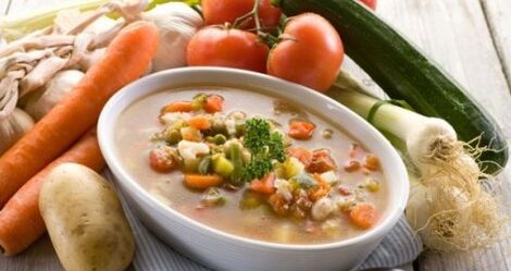 супа од поврћа пире за гастритис